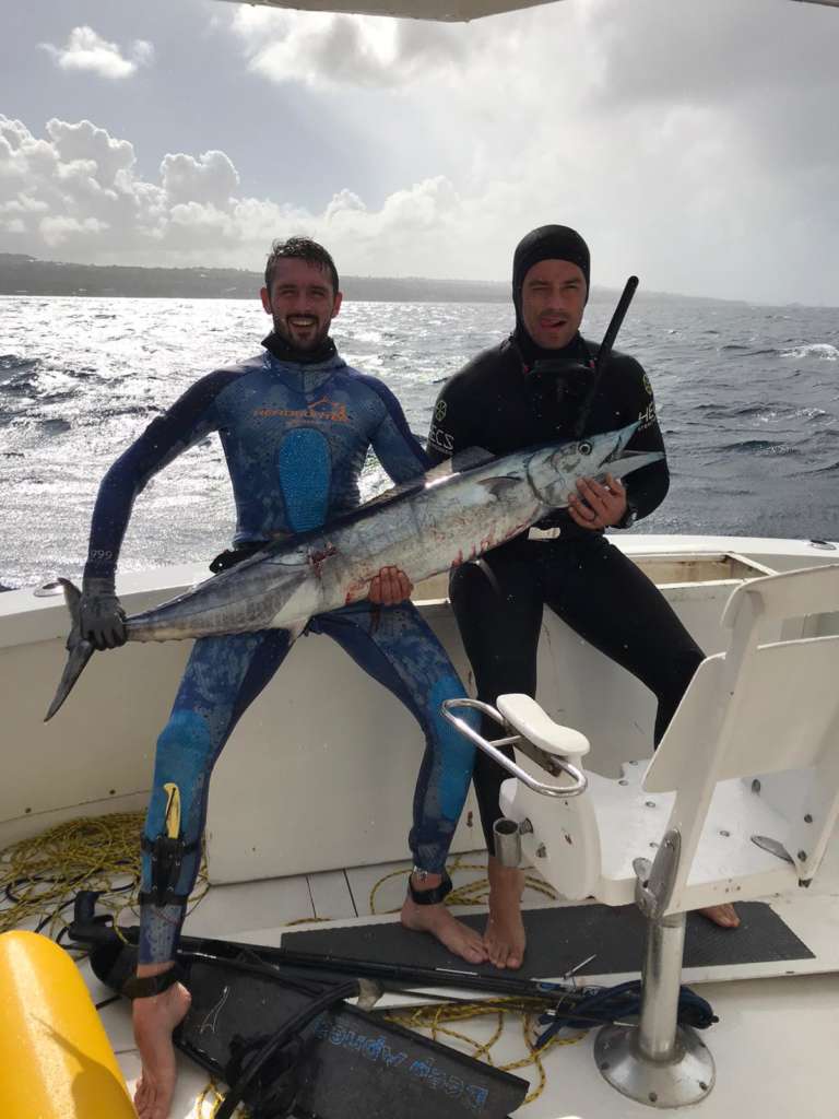Catch of the day on a Barbados fishing charter